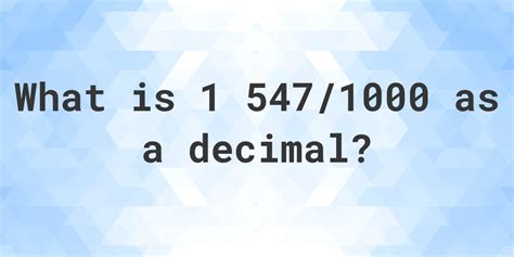 1 10 as a decimal